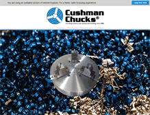 Tablet Screenshot of cushmanindustries.com